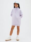 Μοβ Παιδικό Φόρεμα Φούτερ Με Κλείσιμο 1/4 Zip  Κορίτσι