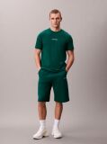 Green Soft Cotton French Terry Fleece Shorts  Men