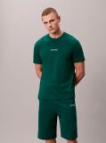 Green Soft Cotton French Terry Fleece Shorts  Men