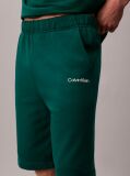 Green Soft Cotton French Terry Fleece Shorts  Men
