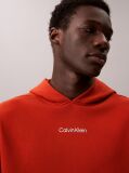 Πορτοκαλί Hoodie Από Απαλό Βαμβακερό Terry  Άνδρας