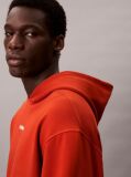 Πορτοκαλί Hoodie Από Απαλό Βαμβακερό Terry  Άνδρας
