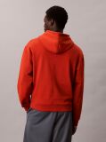 Πορτοκαλί Hoodie Από Απαλό Βαμβακερό Terry  Άνδρας