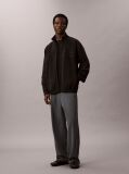 Black Breathable Travel Track Jacket  Men