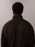 Black Breathable Travel Track Jacket  Men