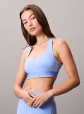 Blue Medium Impact Sports Bra  Women