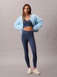 Blue Quick-Dry High-Rise 7/8 Gym Leggings  Women