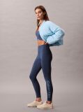 Blue Quick-Dry High-Rise 7/8 Gym Leggings  Women