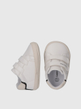 White Baby Low Cut Velcro Sneakers  Boys
