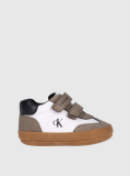 Multi Baby Low Cut Velcro Sneakers  Boys