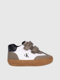 Multi Baby Low Cut Velcro Sneakers  Boys