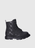 Black Kids Lace-Up Bootie  Girls