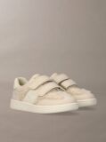 Μπεζ Παιδικά Sneakers Με Velcro Και Χαμηλό Κόψιμο  Κορίτσι