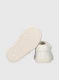 White Low Cut Velcro Sneaker  Kids Unisex