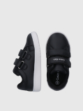 Black Low Cut Velcro Sneaker  Kids Unisex