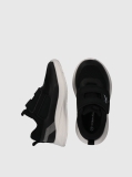 Black Low Cut Velcro Sneakers  Kids Unisex