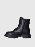 Black Lace-Up Bootss  Girls