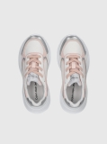 White Low Cut Lace-Up Sneaker  Girls