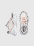 White Low Cut Lace-Up Sneaker  Girls