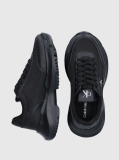 Μαύρο Δετά Sneakers Με Χαμηλό Κόψιμο  Κορίτσι
