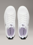 White Low Cut Lace-Up Sneaker  Kids Unisex