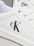 White Low Cut Lace-Up Sneaker  Kids Unisex