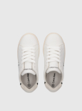 White Kids Low Cut Lace-Up Sneakers  Kids Unisex