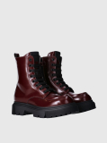 Red Lace-Up Bootie  Girls