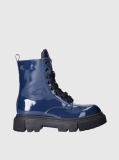 Blue Lace-Up Bootie  Girls