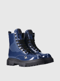 Blue Lace-Up Bootie  Girls
