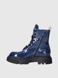 Blue Lace-Up Bootie  Girls