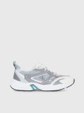 Multi Leather And Recycled Mesh Trainers  Men