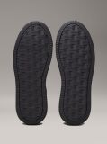 Black Leather Chunky Trainers  Men