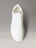 White Leather Trainers  Men
