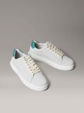Λευκό Chunky Δερμάτινα Sneakers  Άνδρας