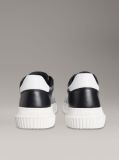 Black Leather Trainers  Men