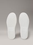 White Leather Signature Logo Trainers  Men