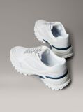 White Trailblazer — Mesh Mix Runner Trainers  Men