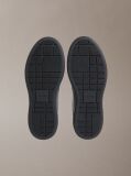 Black Leather Signature Logo Trainers  Men