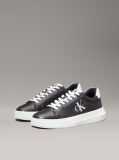 Μαύρο Δερμάτινα Sneakers  Γυναίκα