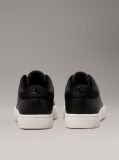 Black Leather Trainers  Women