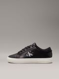 Black Leather Trainers  Women