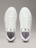 Λευκό Δερμάτινα Sneakers Με Πλατφόρμα  Γυναίκα