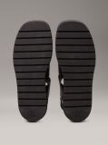 Black Leather Fisherman Sandals  Women