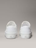 Λευκό Platform Sneakers Από Canvas  Γυναίκα