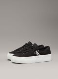 Μαύρο Platform Sneakers Από Canvas  Γυναίκα