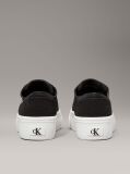 Μαύρο Platform Sneakers Από Canvas  Γυναίκα