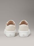 Μπεζ Platform Sneakers Από Canvas  Γυναίκα