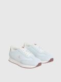 Blue Leather Trainers  Women