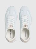 Blue Leather Trainers  Women